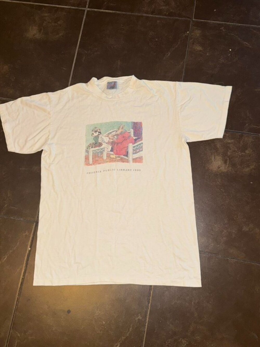 Vintage Phoenix Public Library 1995 Graphic T Shirt Retro TeeVintage inspired Ph